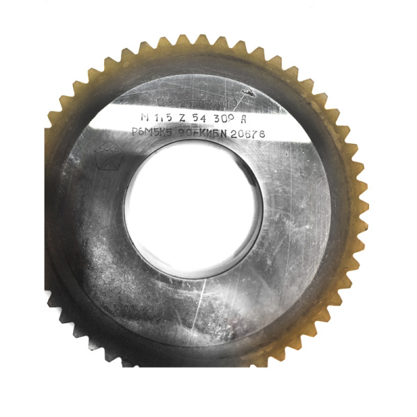 Долбяк дисковый М1,5 Z=54 А Р6М5К5 износостойкое покрытие dо=50мм (2530-6010) 30гр dпос=31,75мм Долбяк дисковый М1,5 Z=54 А Р6М5К5 износостойкое покрытие dо=50мм (2530-6010) 30гр dпос=31,75мм