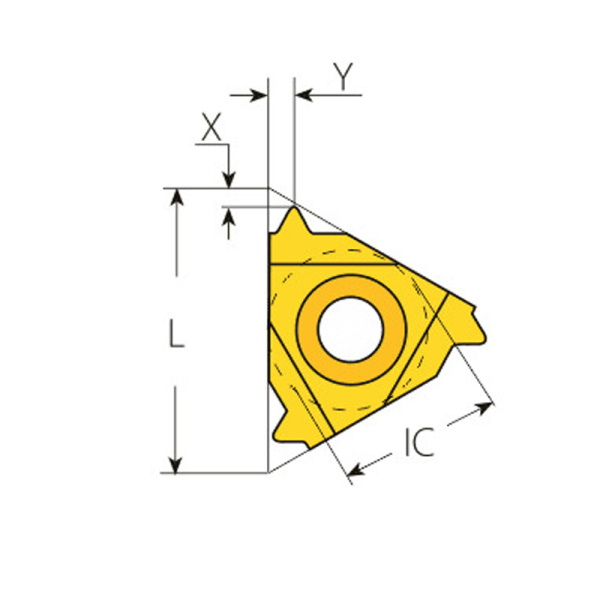 Пластина резьбовая внутренняя левая метрическая резьба ISO 60⁰ 06IL0.50ISO MP25T «Русский Инструмент» (РИ) Пластина резьбовая внутренняя левая метрическая резьба ISO 60⁰ 06IL0.50ISO MP25T «Русский Инструмент» (РИ)