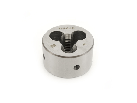 Плашка трапецеидальная Tr14х3 левая D=45мм «Русский Инструмент» (РИ) Плашка трапецеидальная Tr14х3 левая D=45мм «Русский Инструмент» (РИ)