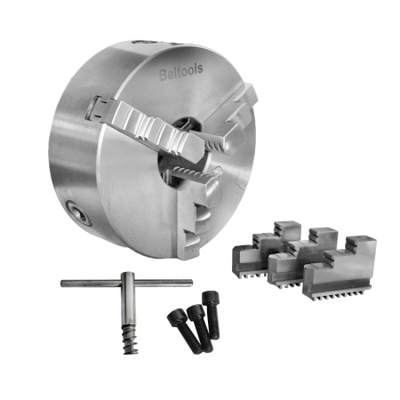 Патрон токарный 200-ПТ 3-x кулачковый (7100-0007П) К11 с обратными кулачками Beltools Патрон токарный 200-ПТ 3-x кулачковый (7100-0007П) К11 с обратными кулачками Beltools