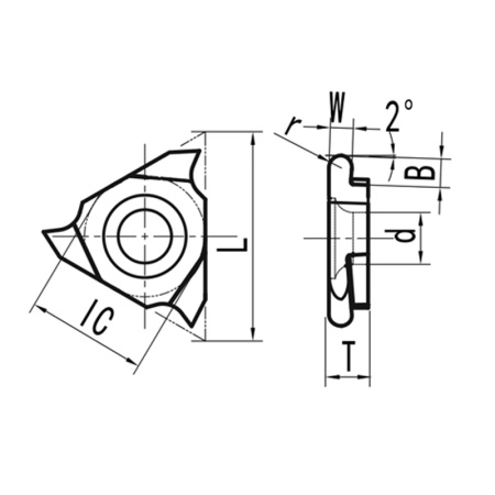 Пластина для точения радиусных канавок правая TGF32R300-R1.5 N20 «Русский Инструмент» (РИ) Пластина для точения радиусных канавок правая TGF32R300-R1.5 N20 «Русский Инструмент» (РИ)