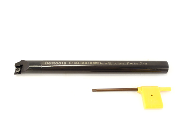 Резец расточной с ромбической пластиной D=16 L=180 S16Q SCLCR 09 «Русский Инструмент» (РИ) Резец расточной с ромбической пластиной D=16 L=180 S16Q SCLCR 09 «Русский Инструмент» (РИ)