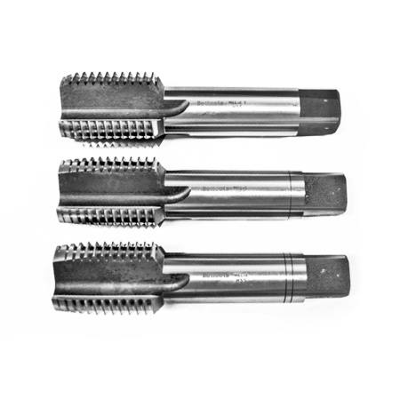 Метчик М64х6 машинно-ручной (HSS) 3шт компл. L=224мм исп1 ГОСТ 3266-81 Beltools