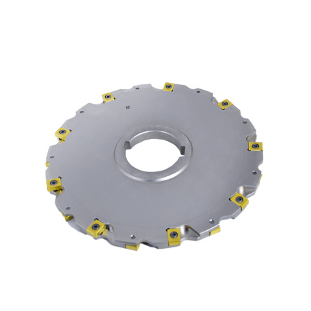 Фреза трехсторонняя 200х8х50 с механическим креплением 4гр пл-н с тан. креплением ZNHX 04 Z=18 (2х9) AS490-200.08.09.D50 «Русский Инструмент» (РИ)