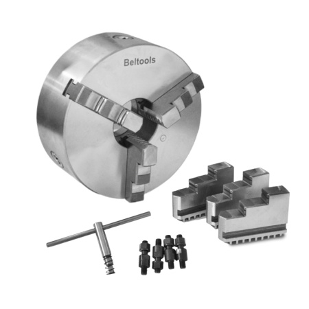 Патрон токарный 200-ПТ 3-x кулачковый (7100-0033П) К11/С6 с обратными кулачками Beltools Патрон токарный 200-ПТ 3-x кулачковый (7100-0033П) К11/С6 с обратными кулачками Beltools