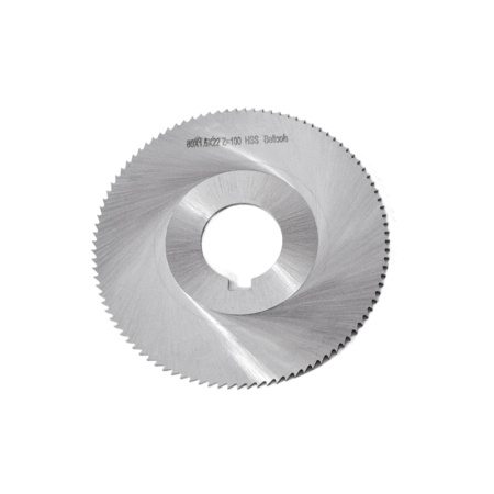 Фреза прорезная 80х1,6х22 Z=100 тип 1 со ступицей и ш/п HSS ГОСТ 2679-93 Beltools Фреза прорезная 80х1,6х22 Z=100 тип 1 со ступицей и ш/п HSS ГОСТ 2679-93 Beltools