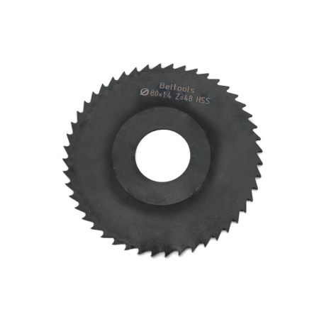 Фреза прорезная 80х1,4х22 Z=48 тип 2 со ступицей, без ш/п HSS Nit ГОСТ 2679-93 Beltools Фреза прорезная 80х1,4х22 Z=48 тип 2 со ступицей, без ш/п HSS Nit ГОСТ 2679-93 Beltools