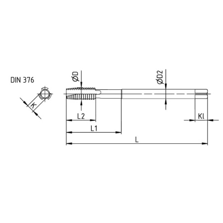 Метчик М12х1,75 машинно-ручной 6H Р6М5К5 сквозной TiN L=110мм DIN376 TTT00112175 Beltools Метчик М12х1,75 машинно-ручной 6H Р6М5К5 сквозной TiN L=110мм DIN376 TTT00112175 Beltools