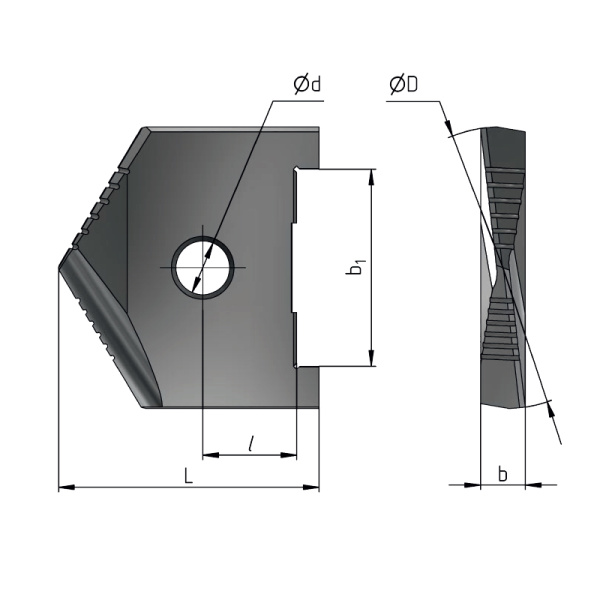 Сверло перовое (пластина) 130 Р6М5 по металлу 2000-1278 ГОСТ 25526-82 Beltools