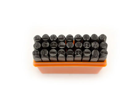 Клеймо буквенное 8 сталь 27 шт (латинский шрифт) Клеймо буквенное 8 сталь 27 шт (латинский шрифт)