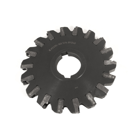 Фреза трехсторонняя 160х12-14х40 с механическим креплением 4гр пл-н SPMT 09T308 Z=18 (2х9) AS290-160.1214.09.D40 NOX «Русский Инструмент» (РИ) Фреза трехсторонняя 160х12-14х40 с механическим креплением 4гр пл-н SPMT 09T308 Z=18 (2х9) AS290-160.1214.09.D40 NOX «Русский Инструмент» (РИ)