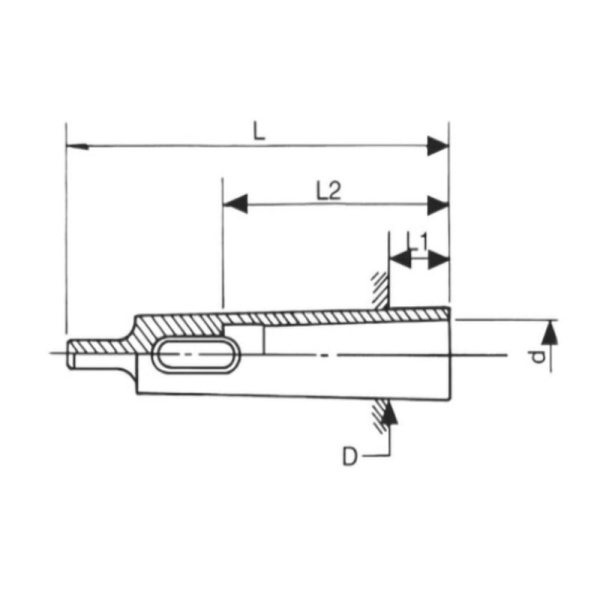 Втулка переходная КМ3-КМ1 ГОСТ 13598-85 Beltools