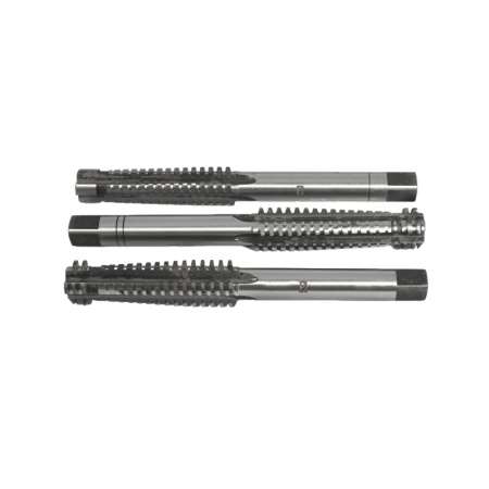 Метчик трапецеидальный Tr28х5 машинно-ручной (HSS) 3шт компл. L=220мм Beltools