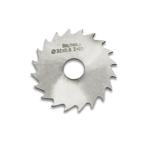 Фреза прорезная 32х0,8х8 Z=20 тип 3 без ступицы, без ш/п HSS Beltools Фреза прорезная 32х0,8х8 Z=20 тип 3 без ступицы, без ш/п HSS Beltools