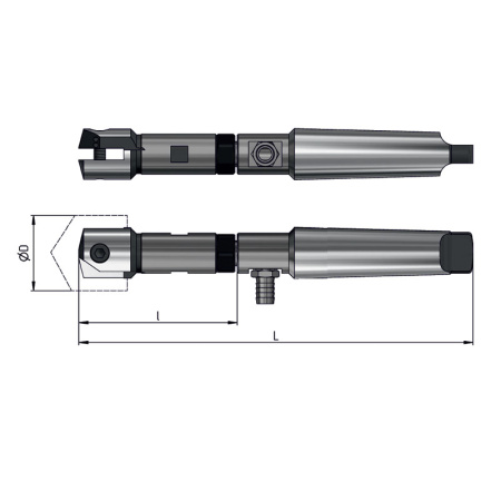 Оправка для перовых сверл 105-130 к/х КМ5 L=366мм СОЖ ADMS200-R105130.0140.02.MT5.C «Русский Инструмент» (РИ) Оправка для перовых сверл 105-130 к/х КМ5 L=366мм СОЖ ADMS200-R105130.0140.02.MT5.C «Русский Инструмент» (РИ)