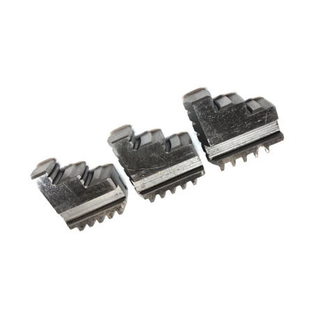 Кулачки к патрону токарному 80 3шт компл. прямые 7100-0001 шаг 5 полка 5,8 ширина 12 J=7 L=32 мм, высота 33 Griff Кулачки к патрону токарному 80 3шт компл. прямые 7100-0001 шаг 5 полка 5,8 ширина 12 J=7 L=32 мм, высота 33 Griff