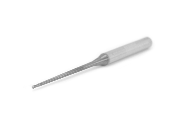 Фреза концевая сферическая твердосплавная 1,5х3х75 R=0,75 P45C Z=2 ц/х dхв=6мм коническая шейка GM235-015.1LA-P45C «Русский Инструмент» (РИ) Фреза концевая сферическая твердосплавная 1,5х3х75 R=0,75 P45C Z=2 ц/х dхв=6мм коническая шейка GM235-015.1LA-P45C «Русский Инструмент» (РИ)