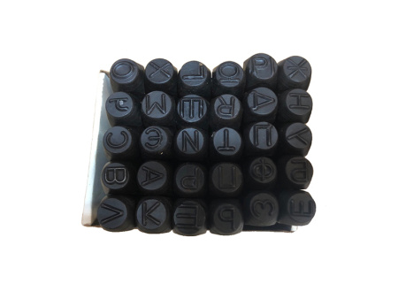 Клеймо буквенное 4 сталь 30 шт Клеймо буквенное 4 сталь 30 шт