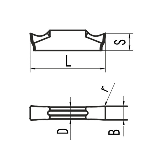 Пластина для отрезания и точения канавок TDT3 MP25G «Русский Инструмент» (РИ) Пластина для отрезания и точения канавок TDT3 MP25G «Русский Инструмент» (РИ)