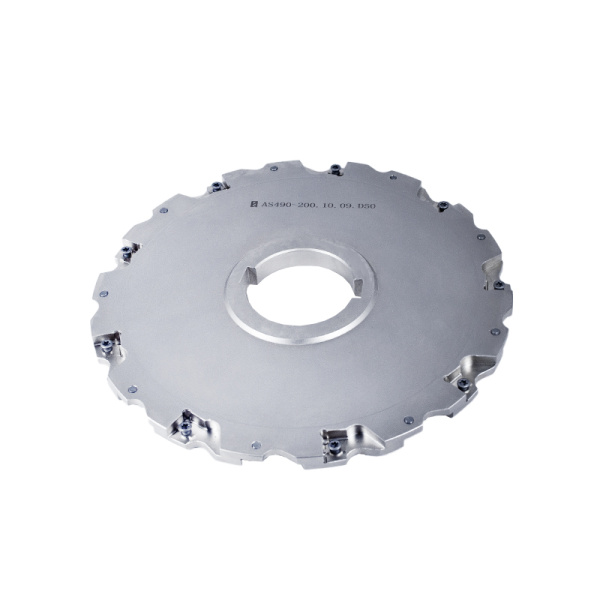 Фреза трехсторонняя 200х8х50 с механическим креплением 4гр пл-н с тан. креплением ZNHX 04 Z=18 (2х9) AS490-200.08.09.D50 «Русский Инструмент» (РИ)