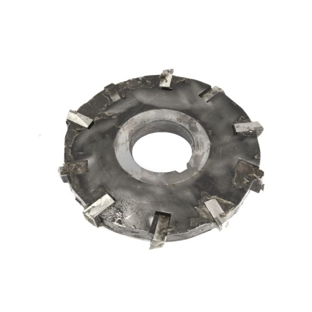 Фреза трехсторонняя 200х26х60 Z=10 со вставными рифлеными ножами ВК8 Фреза трехсторонняя 200х26х60 Z=10 со вставными рифлеными ножами ВК8