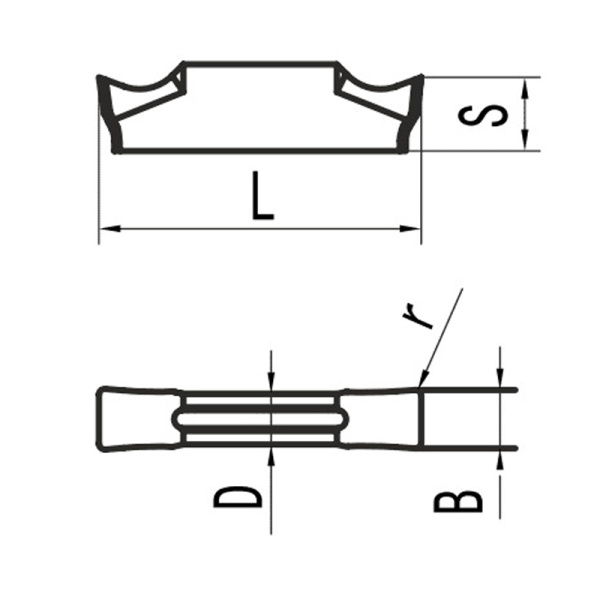 Пластина для отрезания и точения канавок TDC3 MP25G «Русский Инструмент» (РИ) Пластина для отрезания и точения канавок TDC3 MP25G «Русский Инструмент» (РИ)