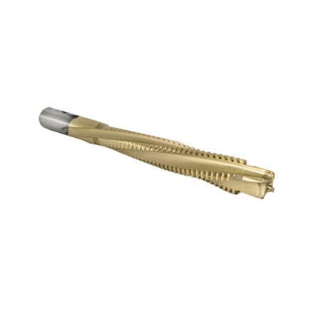 Метчик трапецеидальный Tr26х5 6H HSS,Р6М5 левый износостойкое покрытие (метчик-протяжка) L=265мм